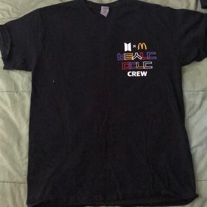 BTS McDonald’s collaboration shirt
